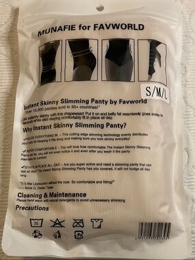 MUNAFIE for FAVWORLD Instant Slimming Panty - Tan. One Size. NIOP